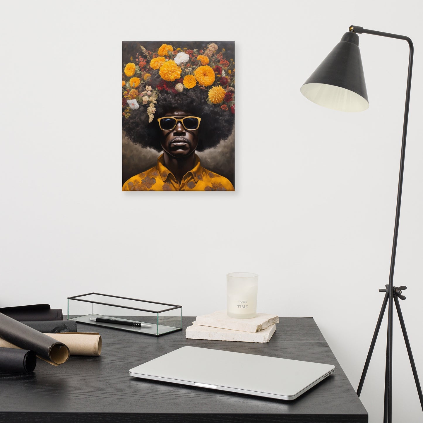 Yellow Man MARLOWE Canvas