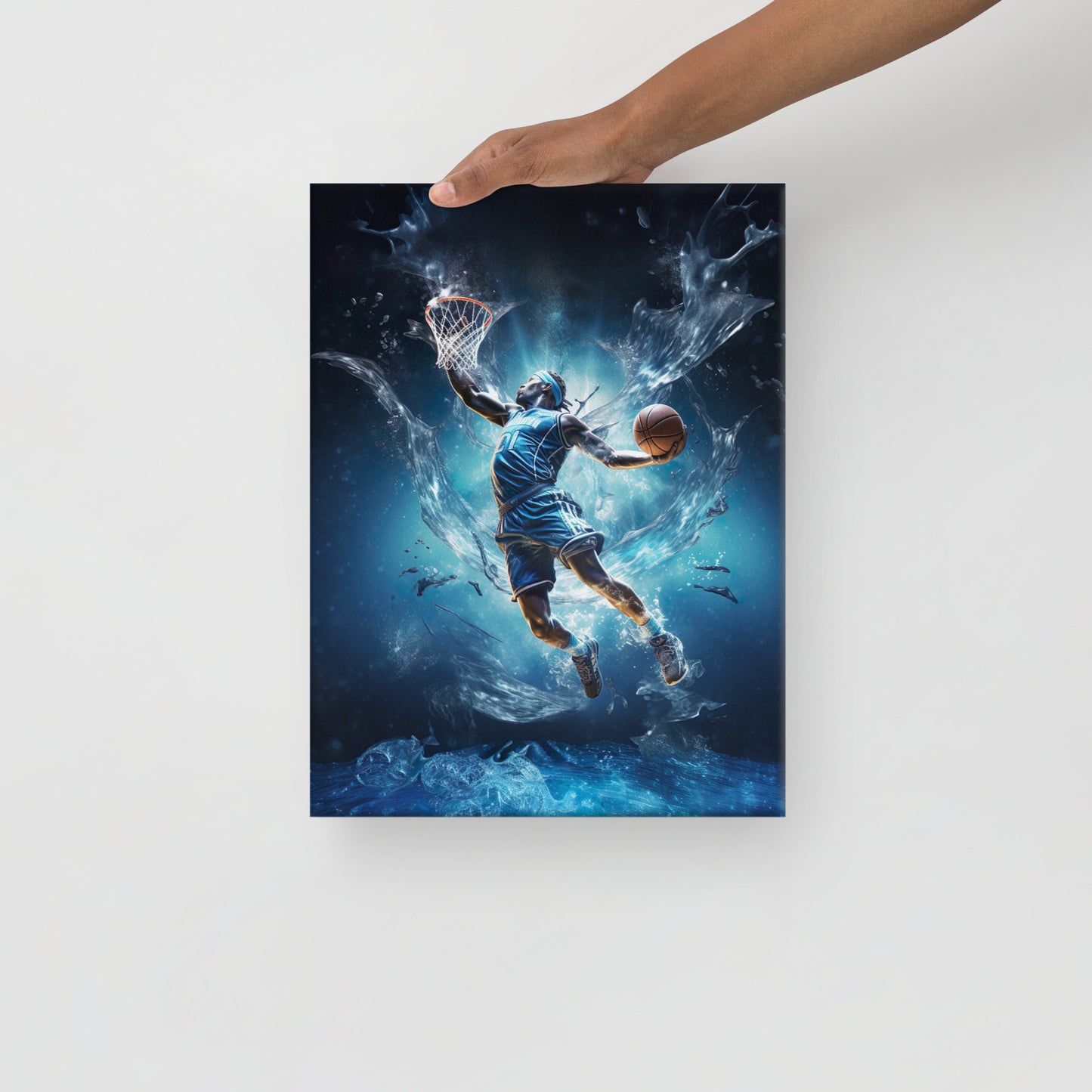 Water Basketball Canvas