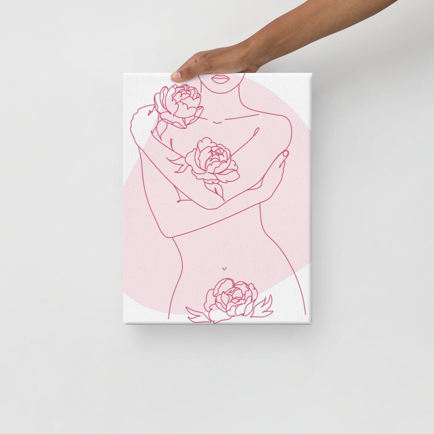 Blushing Petals Wall Art