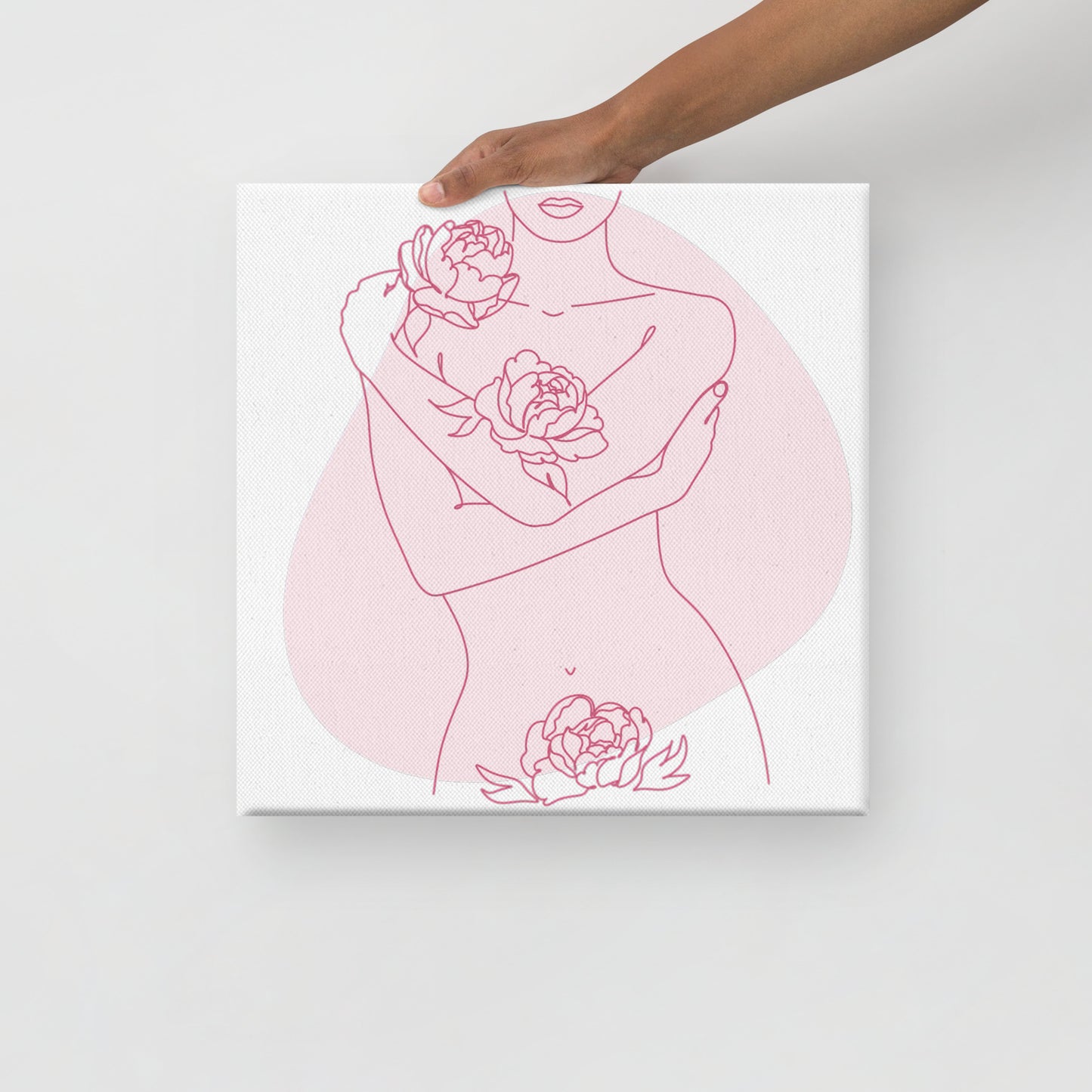 Blushing Petals Wall Art