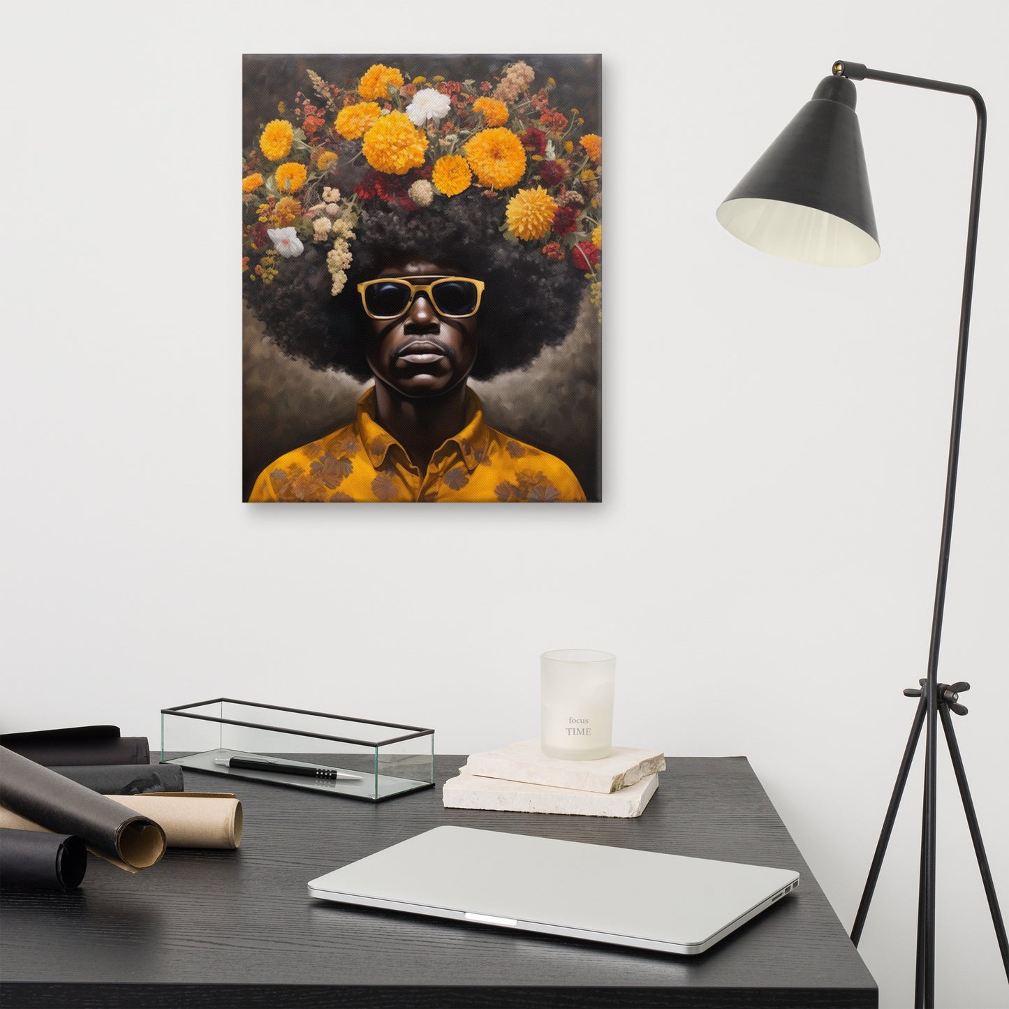 Yellow Man MARLOWE Canvas