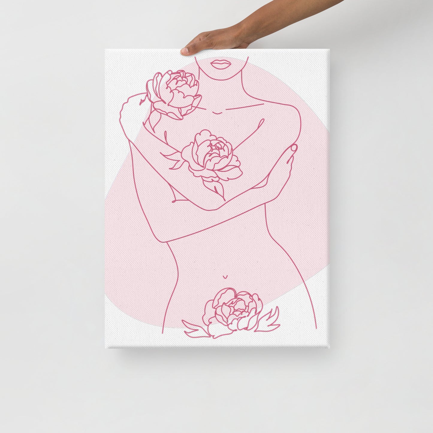 Blushing Petals Wall Art