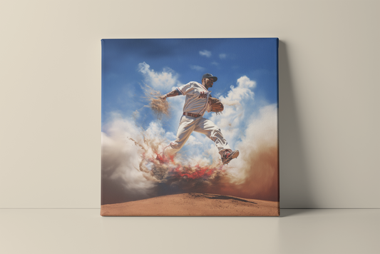 Air Baseball Canvas