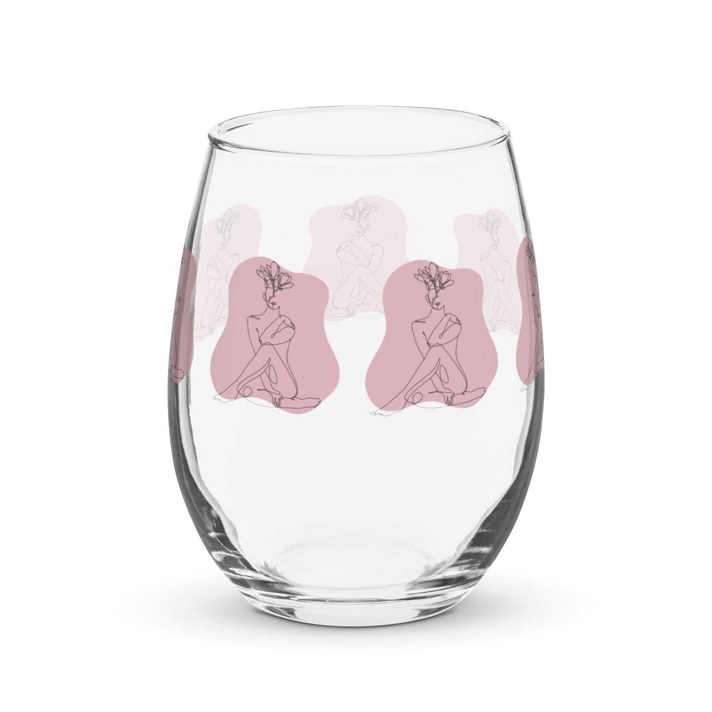 Floral Muse Stemless Glass