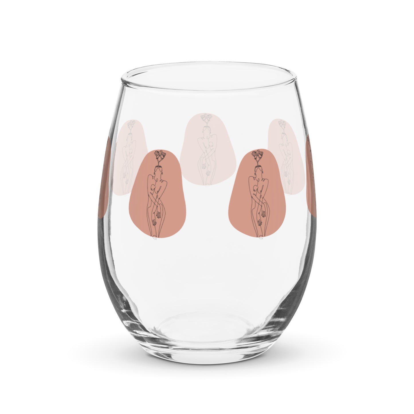 Whispering Petals Stemless Glass