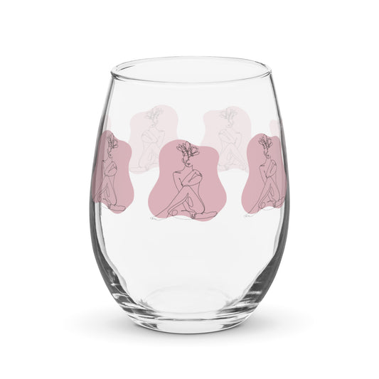 Floral Muse Stemless Glass