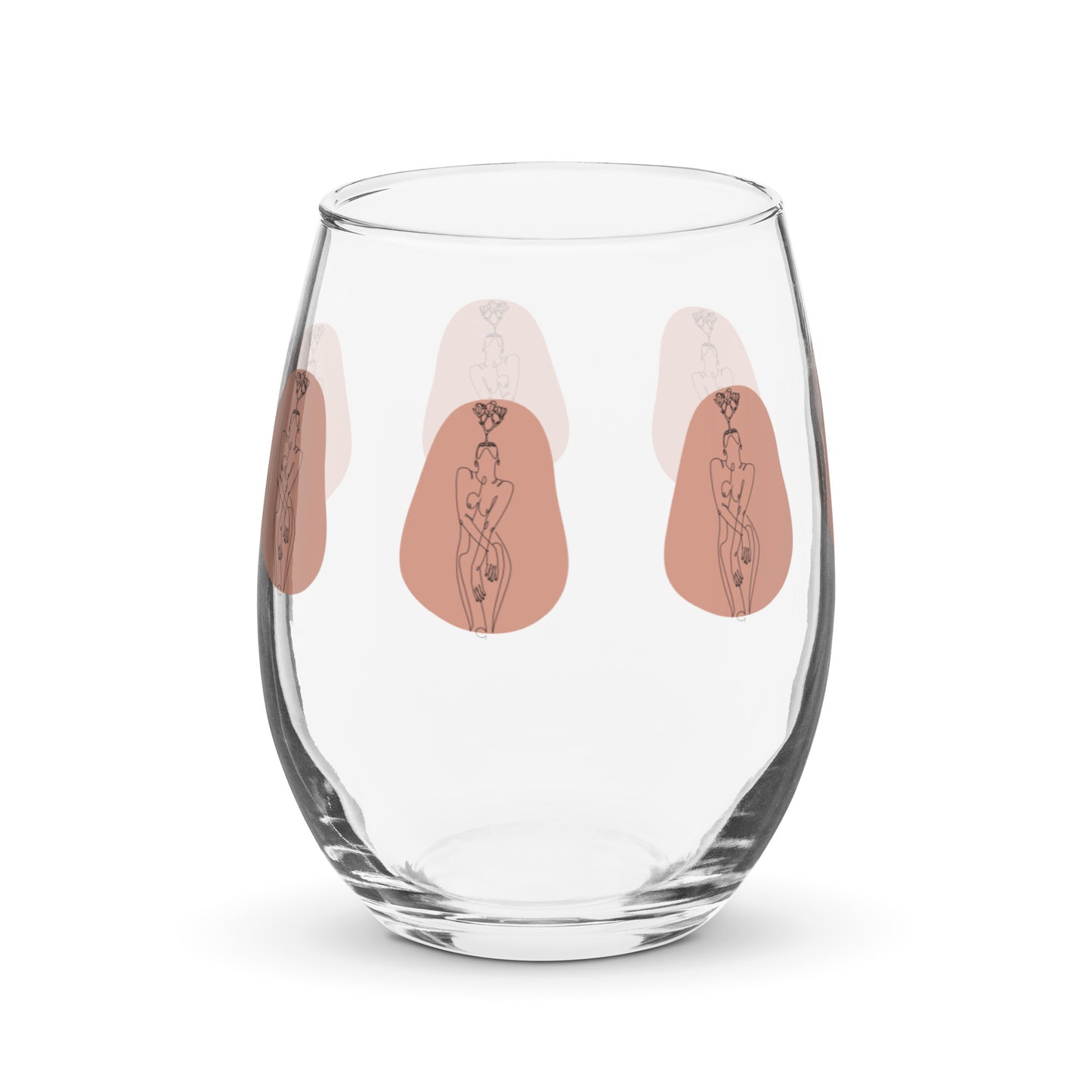 Whispering Petals Stemless Glass