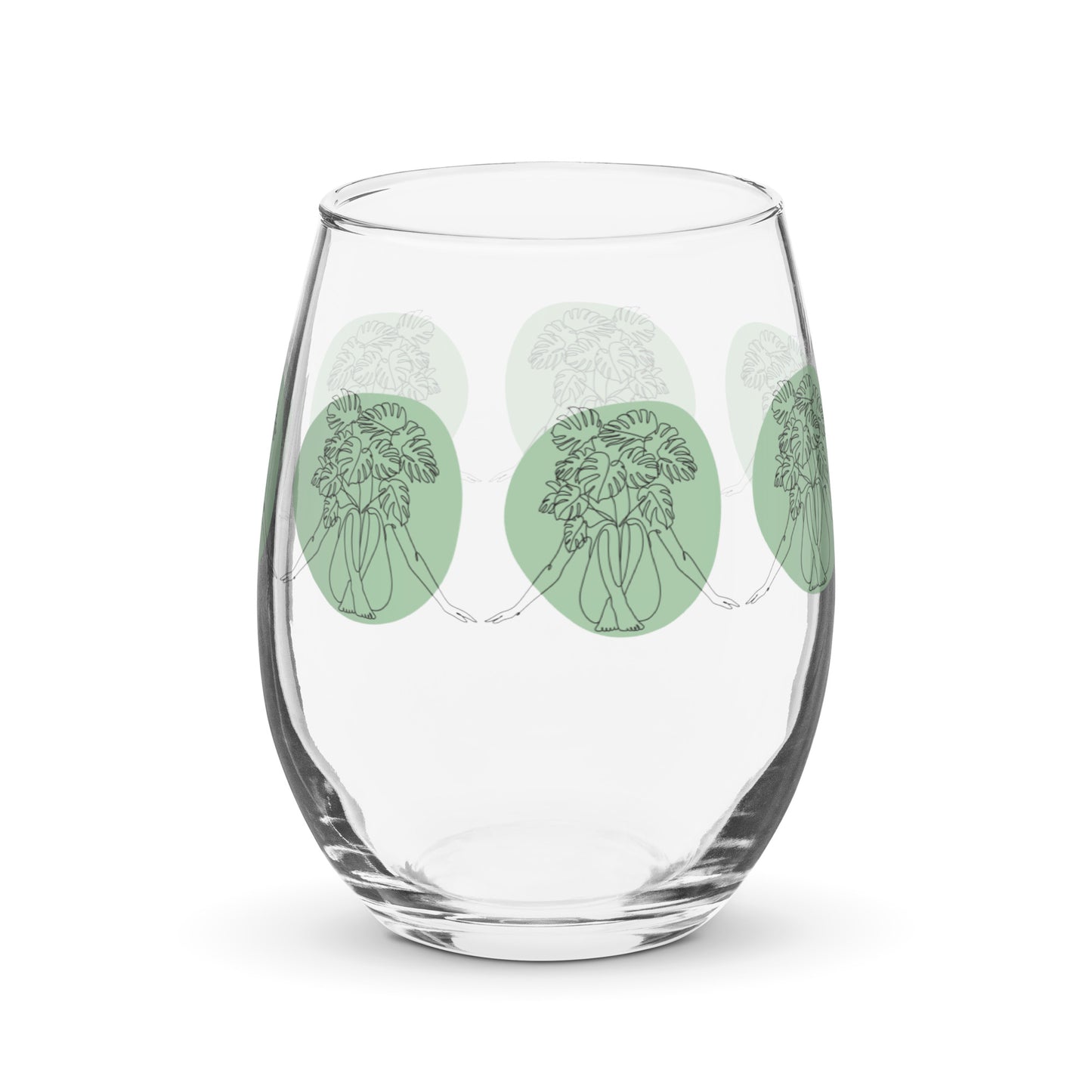 Flora's Embrace Stemless Glass